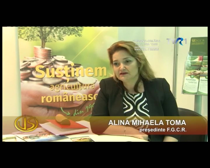 Doamna Alina Mihaela Toma, președinte – director general al FGCR, a acordat un interviu pentru TVR.